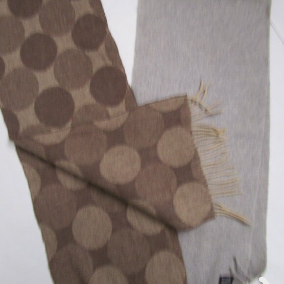 2 CASHMERE Scarf Muffler Fringe Cuddly Scottish Unisex Luxury - Picture 2 of 5